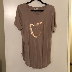 Light blush color T-shirt